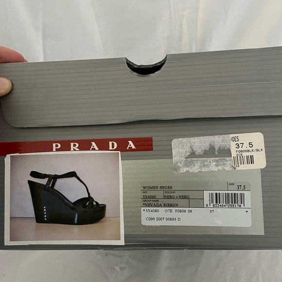Prada Wedges WORN ONCE - Picture 5 of 5